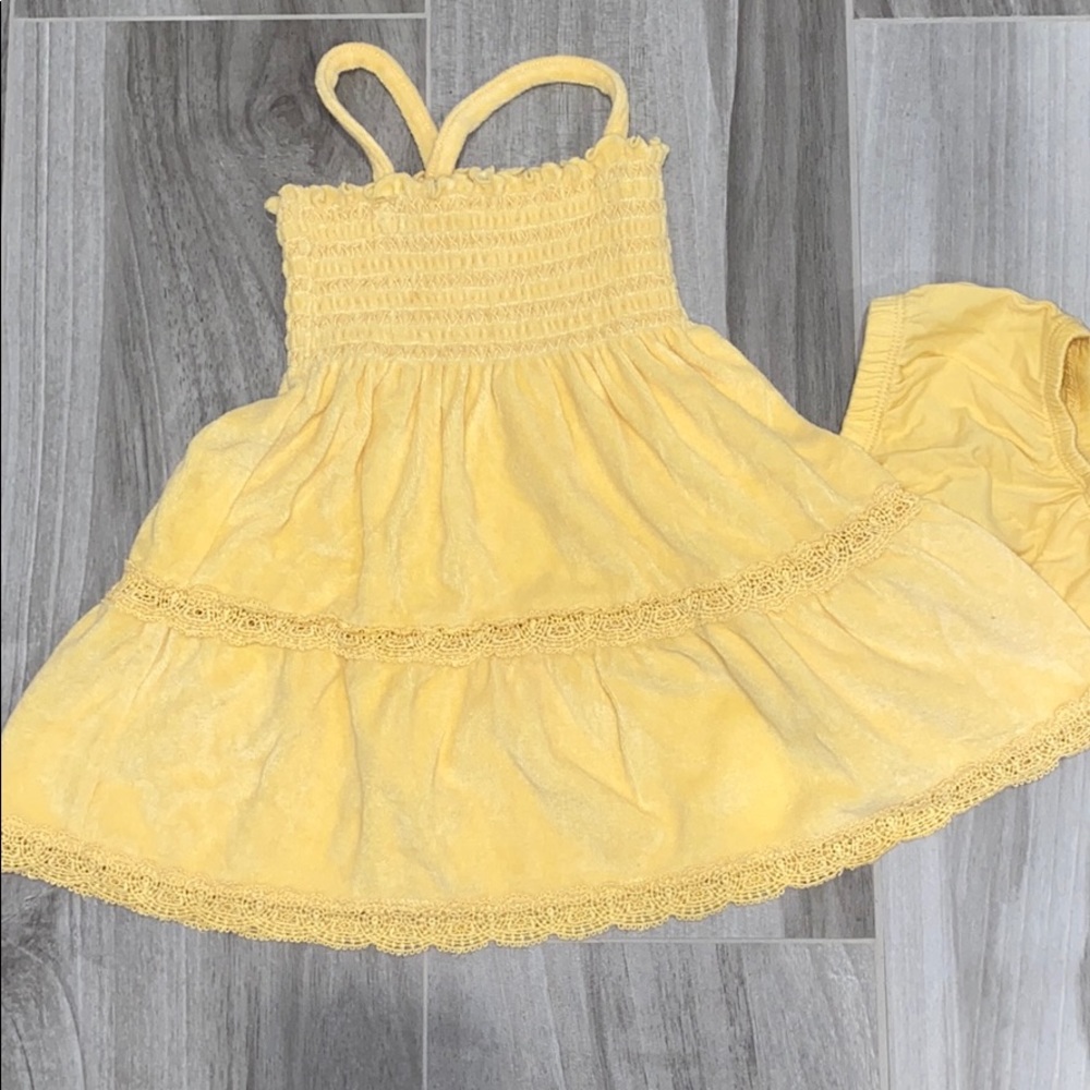 GAP Sunshine Yellow Terry Sundress 12-18M